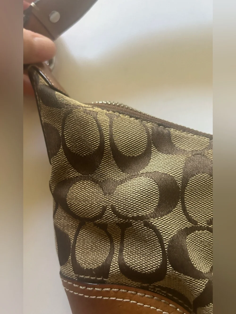 Vtg Coach Hamptons Shoulder Bag